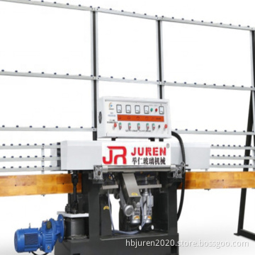 9 Motors  Glass Straight Line Edging Machine  With PLC Controlling System